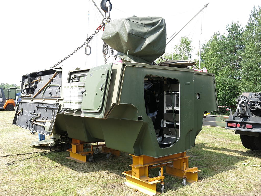 A Boxer module off the vehicle.