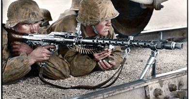 World war two machine gun crew