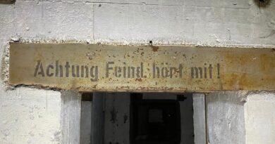 Original sign in the Bunker