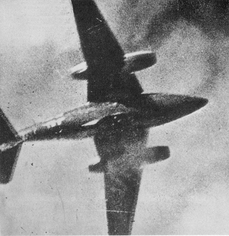 Me-262 Shot down