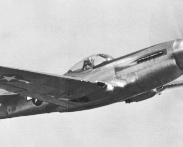 XP-40Q-2A in flight.
